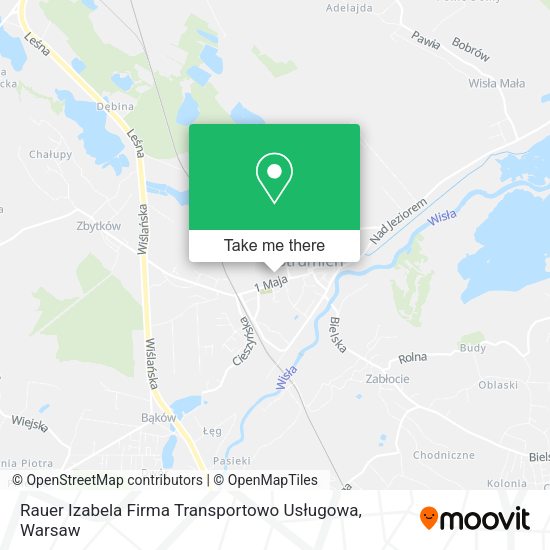 Rauer Izabela Firma Transportowo Usługowa map
