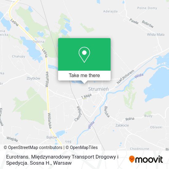 Eurotrans. Międzynarodowy Transport Drogowy i Spedycja. Sosna H. map