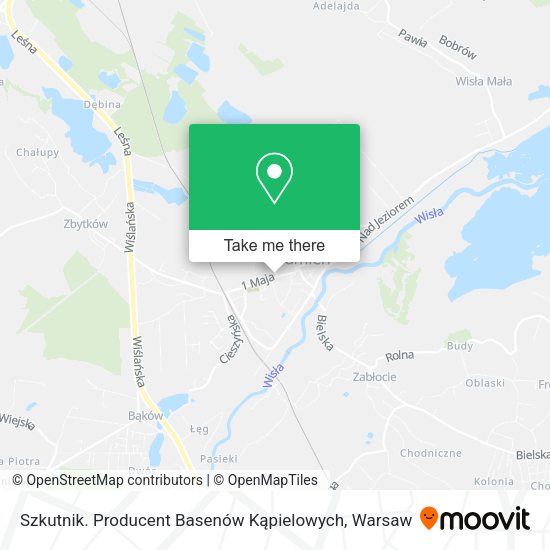 Szkutnik. Producent Basenów Kąpielowych map