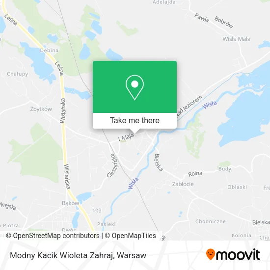 Карта Modny Kacik Wioleta Zahraj