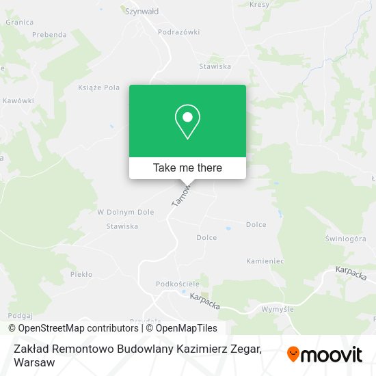 Карта Zakład Remontowo Budowlany Kazimierz Zegar