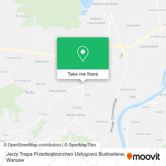 Jerzy Trepa Przedsiębiorstwo Usługowo Budowlane map