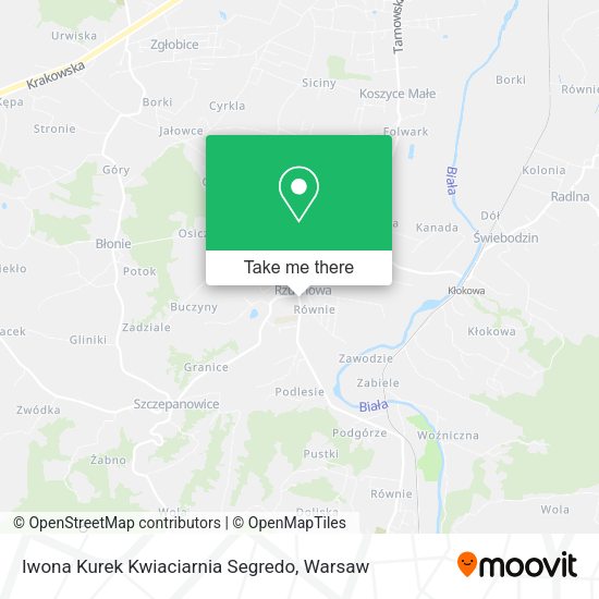 Iwona Kurek Kwiaciarnia Segredo map