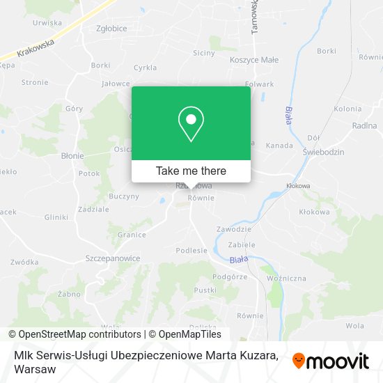 Mlk Serwis-Usługi Ubezpieczeniowe Marta Kuzara map