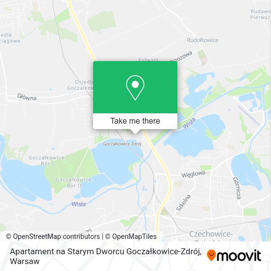 Apartament na Starym Dworcu Goczałkowice-Zdrój map