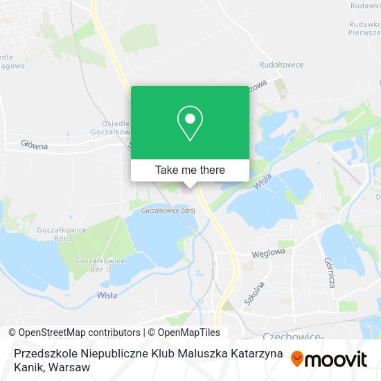 Przedszkole Niepubliczne Klub Maluszka Katarzyna Kanik map