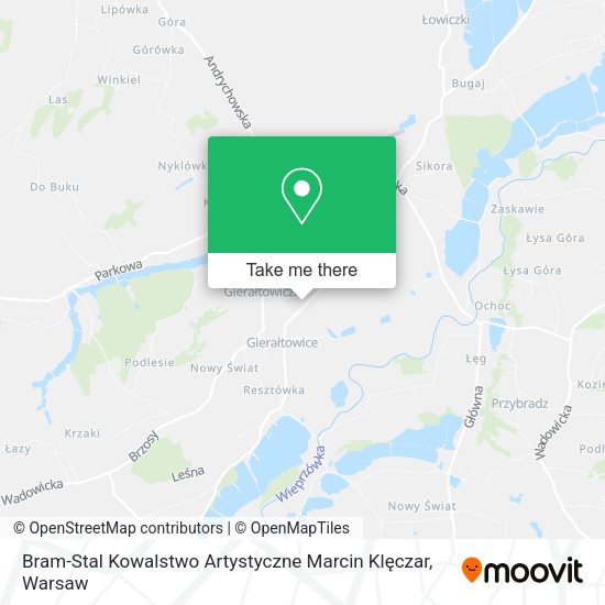 Bram-Stal Kowalstwo Artystyczne Marcin Klęczar map