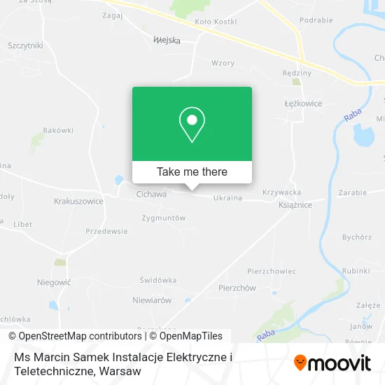 Карта Ms Marcin Samek Instalacje Elektryczne i Teletechniczne