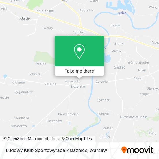 Ludowy Klub Sportowyraba Ksiaznice map