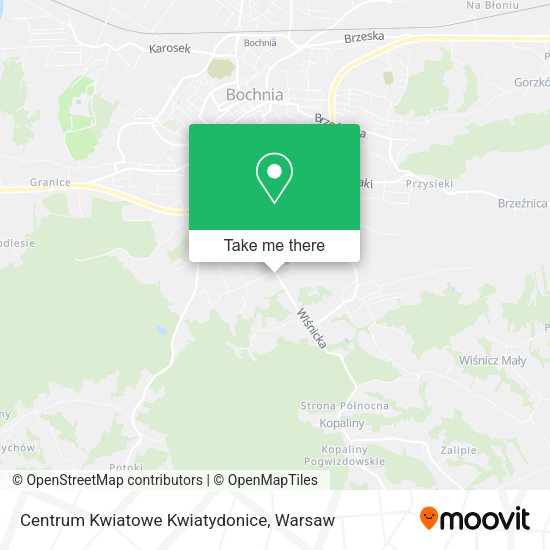 Centrum Kwiatowe Kwiatydonice map