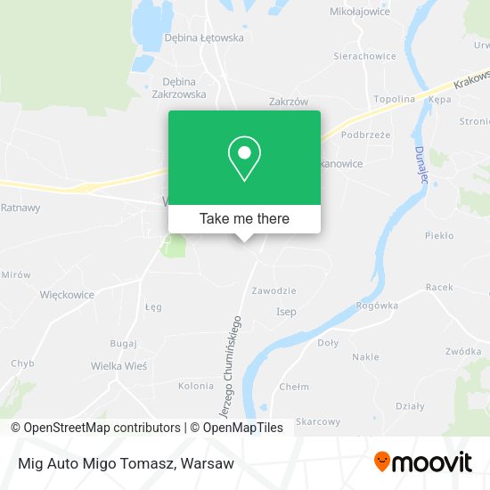 Mig Auto Migo Tomasz map