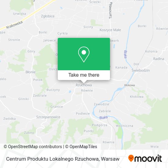 Centrum Produktu Lokalnego Rzuchowa map