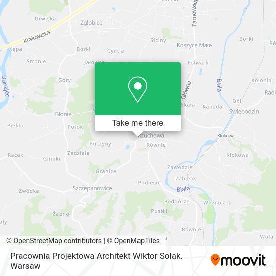 Pracownia Projektowa Architekt Wiktor Solak map