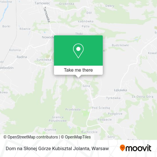 Dom na Słonej Górze Kubisztal Jolanta map