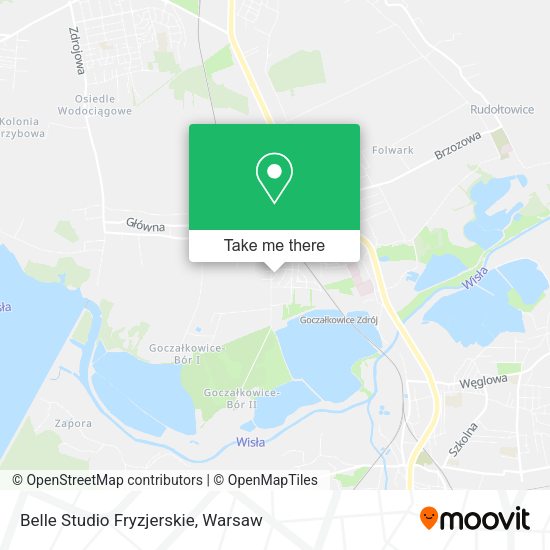 Belle Studio Fryzjerskie map