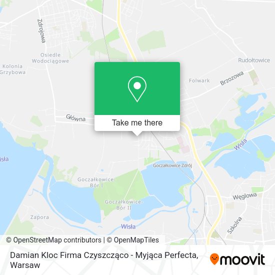 Damian Kloc Firma Czyszcząco - Myjąca Perfecta map