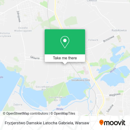 Fryzjerstwo Damskie Latocha Gabriela map