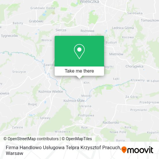 Firma Handlowo Usługowa Telpra Krzysztof Pracuch map