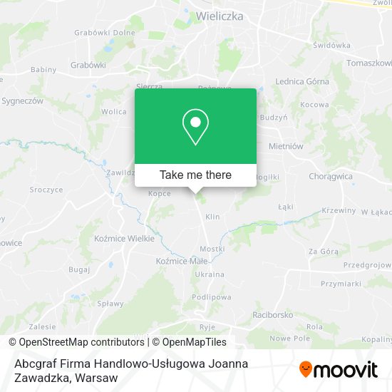 Abcgraf Firma Handlowo-Usługowa Joanna Zawadzka map