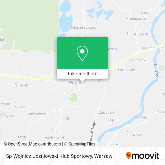 Sp-Wojnicz Uczniowski Klub Sportowy map