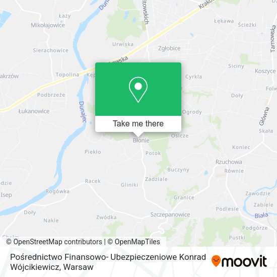 Pośrednictwo Finansowo- Ubezpieczeniowe Konrad Wójcikiewicz map