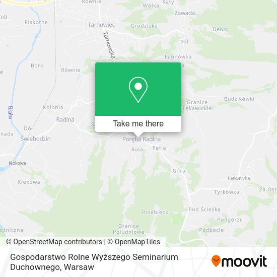 Gospodarstwo Rolne Wyższego Seminarium Duchownego map