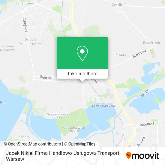 Карта Jacek Nikiel Firma Handlowo-Usługowa-Transport