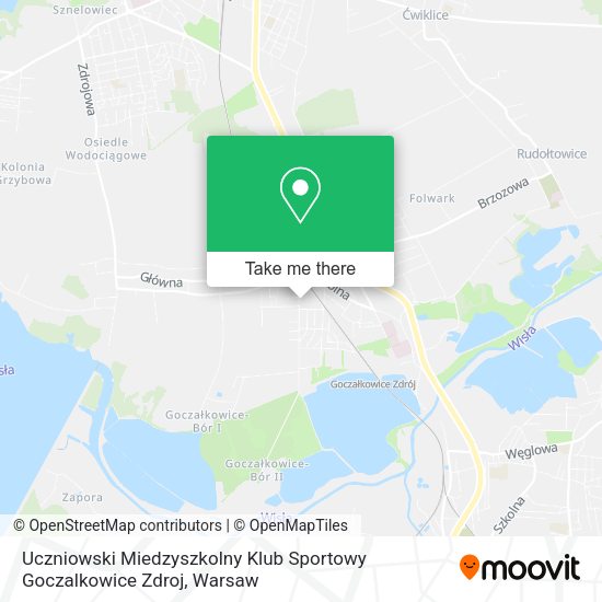 Uczniowski Miedzyszkolny Klub Sportowy Goczalkowice Zdroj map