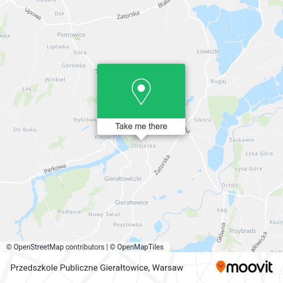 Przedszkole Publiczne Gierałtowice map