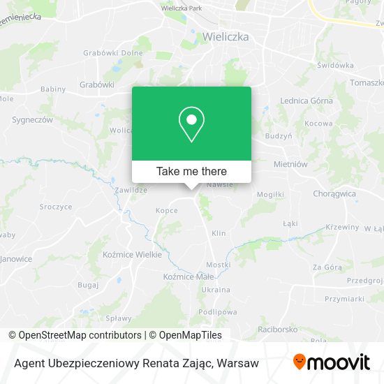 Agent Ubezpieczeniowy Renata Zając map