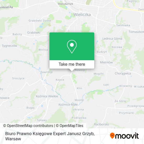 Biuro Prawno Księgowe Expert Janusz Grzyb map