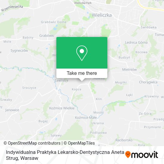 Indywidualna Praktyka Lekarsko-Dentystyczna Aneta Strug map