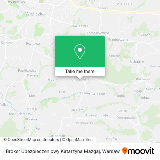 Broker Ubezpieczeniowy Katarzyna Mazgaj map