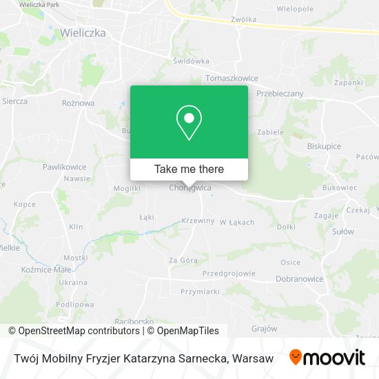 Twój Mobilny Fryzjer Katarzyna Sarnecka map