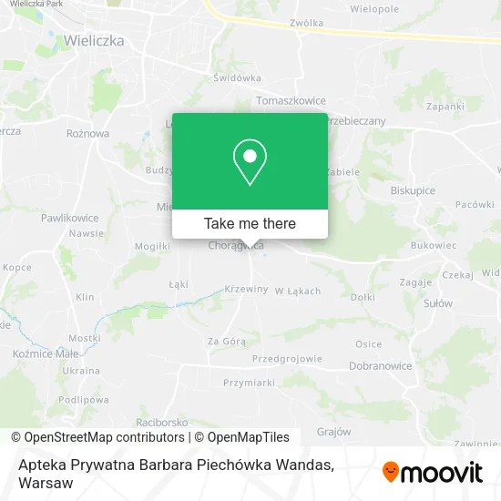 Apteka Prywatna Barbara Piechówka Wandas map