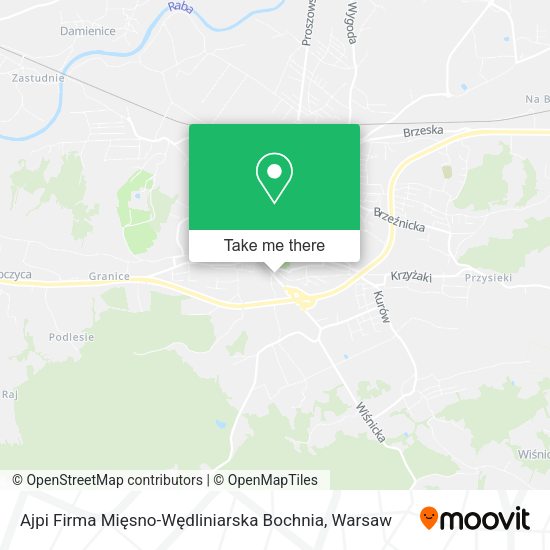 Ajpi Firma Mięsno-Wędliniarska Bochnia map