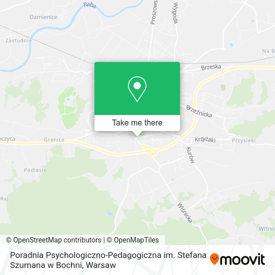 Poradnia Psychologiczno-Pedagogiczna im. Stefana Szumana w Bochni map