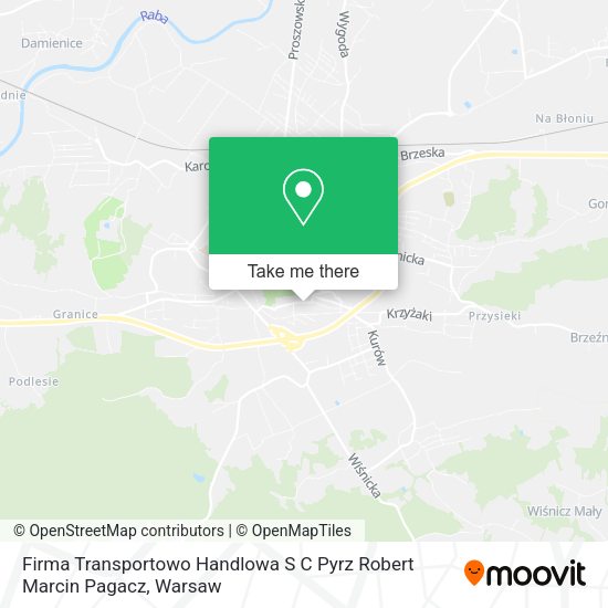 Firma Transportowo Handlowa S C Pyrz Robert Marcin Pagacz map