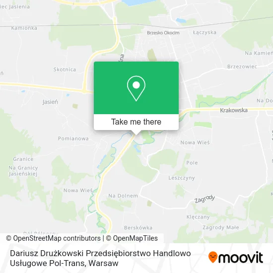 Карта Dariusz Drużkowski Przedsiębiorstwo Handlowo Usługowe Pol-Trans
