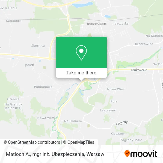 Карта Matloch A., mgr inż. Ubezpieczenia