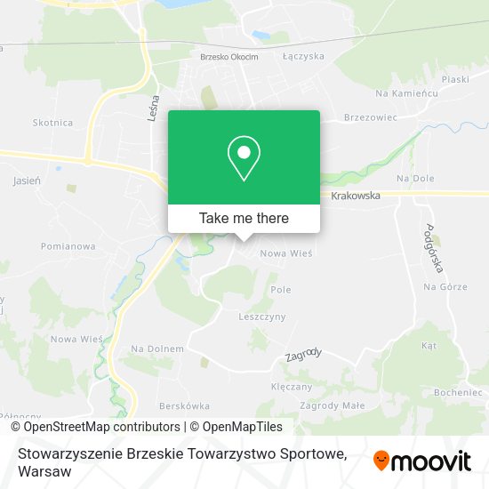 Stowarzyszenie Brzeskie Towarzystwo Sportowe map