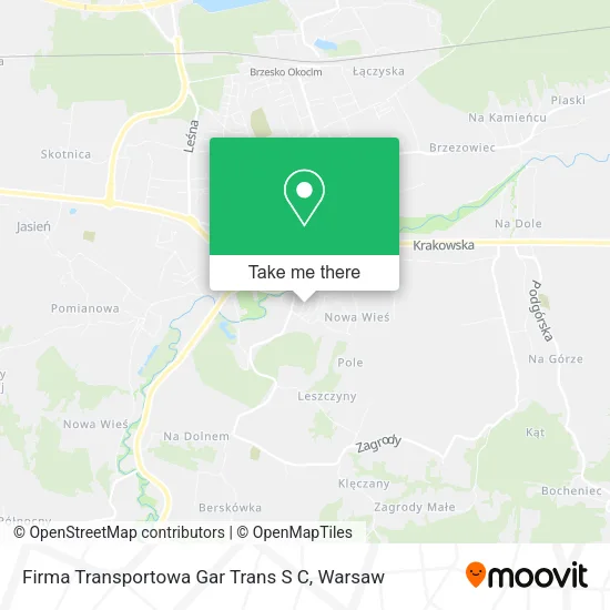 Карта Firma Transportowa Gar Trans S C
