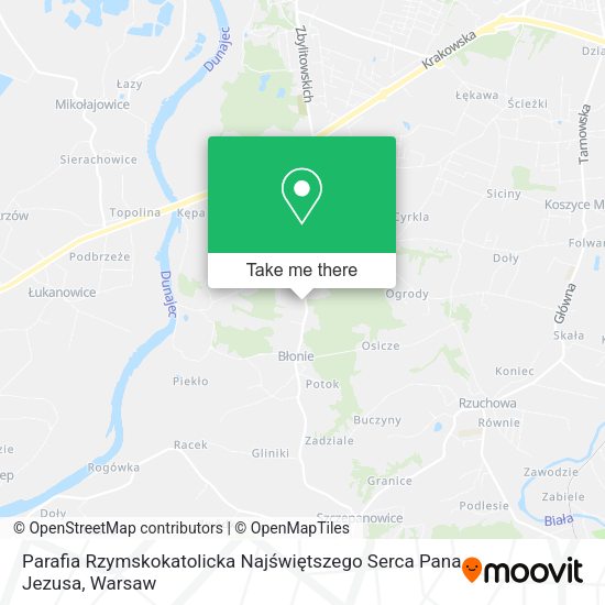 Parafia Rzymskokatolicka Najświętszego Serca Pana Jezusa map