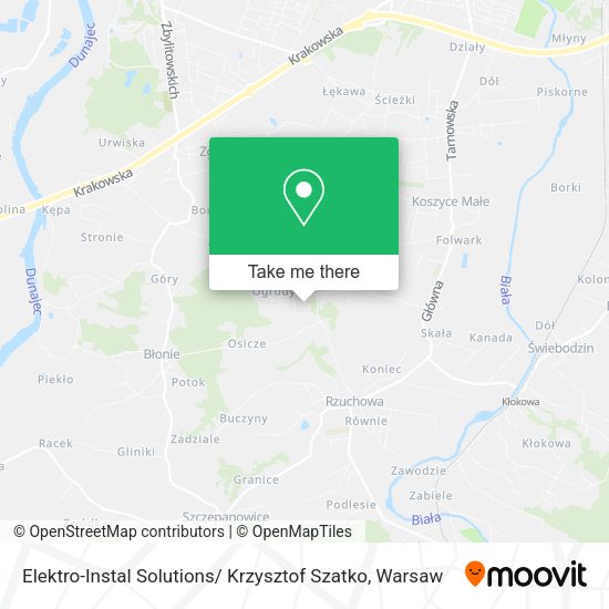 Карта Elektro-Instal Solutions/ Krzysztof Szatko