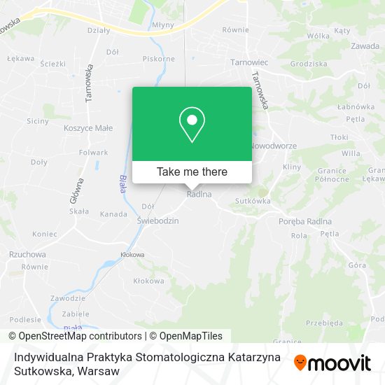 Indywidualna Praktyka Stomatologiczna Katarzyna Sutkowska map