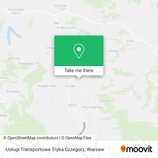 Карта Usługi Transportowe Tryba Grzegorz