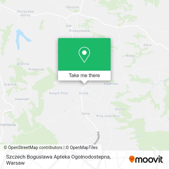 Szczech Boguslawa Apteka Ogolnodostepna map