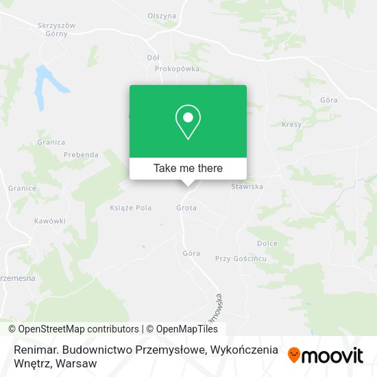 Renimar. Budownictwo Przemysłowe, Wykończenia Wnętrz map