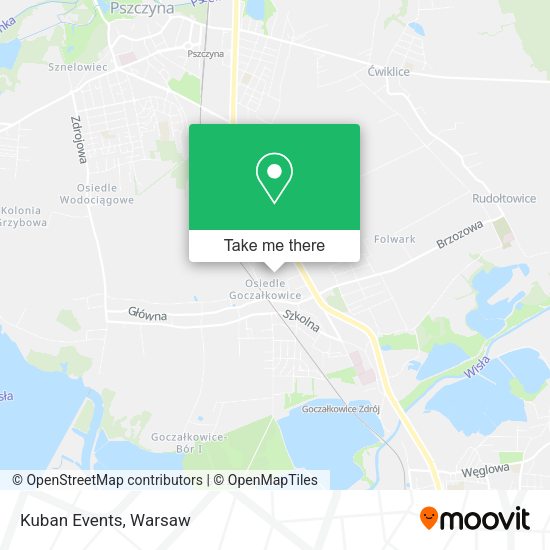 Kuban Events map