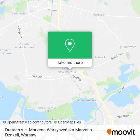 Dretech s.c. Marzena Warzyszyńska Marzena Dżakeli map